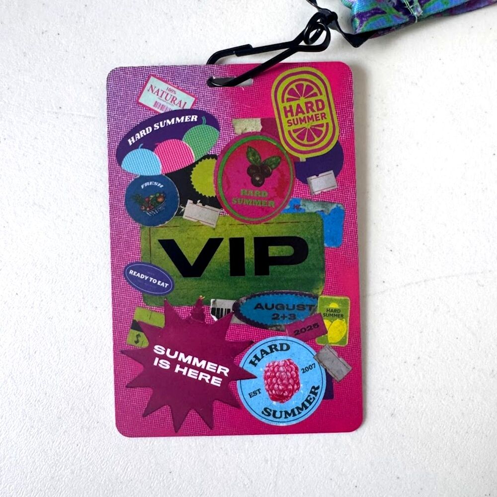 Lanyard and Snapback Hat Bundle - Hard Summer Music Concert 2025 VIP - Picture 8 of 11